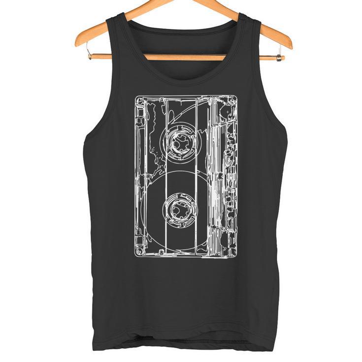 Retro 90S Costume Music Cassette Tank Top