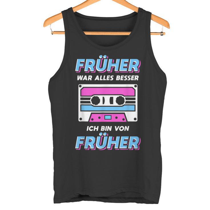 Retro Cassette 70S 80S Fancy Dress 80S 90S Festival Tank Top