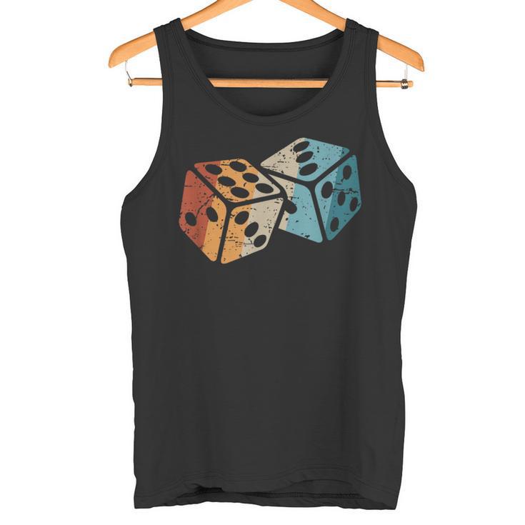 Retro Dice Gameintage Dice Tank Top