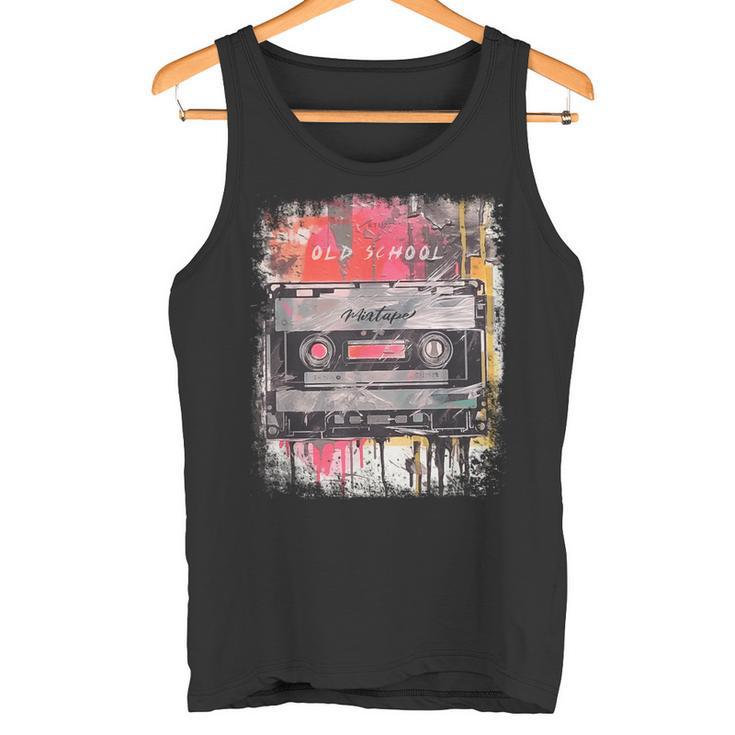 Retro Style Old School Music Tape Cassetteintage Mixtape Tank Top