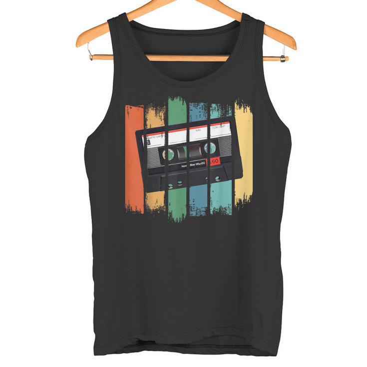 Retro Style Old School Tape Cassetteintage Mixtape Tank Top