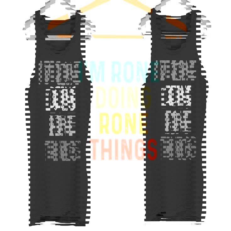 Rone Family Crest Rone Rone Clothing Rone T Rone T For The Rone 31 Tank Top