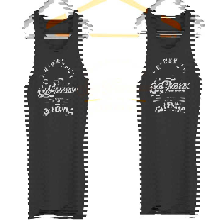 Rustic Classic San Francisco California 1776 Usa Novelty Canotta