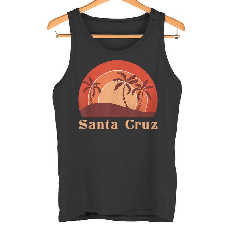 Santa Cruz Ca California 70S 80S Retrointage Tank Top