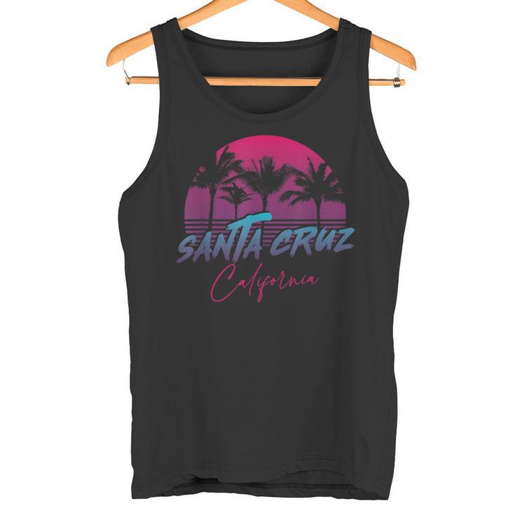 Santa Cruz Ca Retroaporwave 80S 90S Tank Top