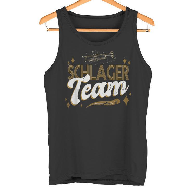 Schlager Fans Partner Look Schlager Team Schlager Outfit Costume Tank Top