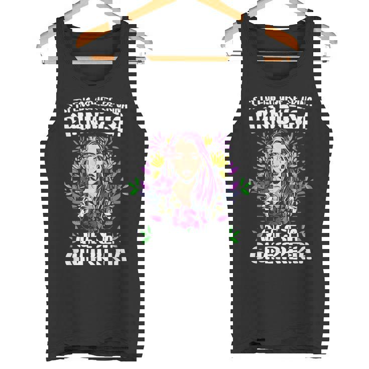 Si Tengo Que Ser Una Princesa Que Sea Guerrera 8 Marzo Día D Camiseta sin mangas