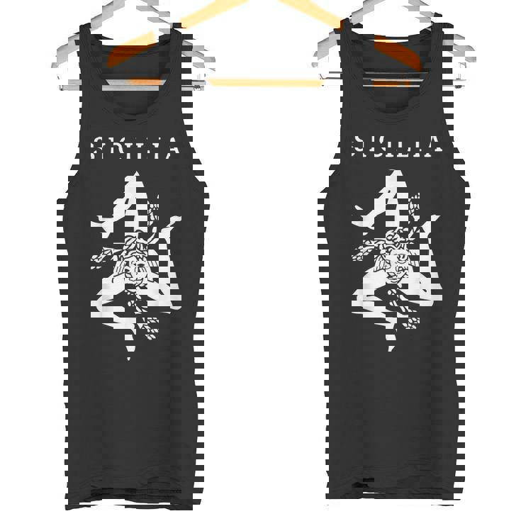 Sicilia Bandera Sicilia Palermo Italia Camiseta sin mangas