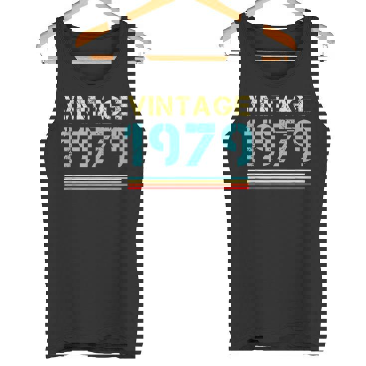 Sintage De 1979 Para Hombre Retro Divertidas Cumpleaños De 1979 Camiseta sin mangas