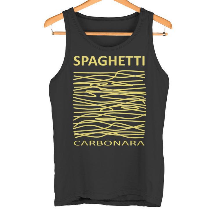 Spaghetti Carbonara For Pasta Lovers And Chefs Tank Top