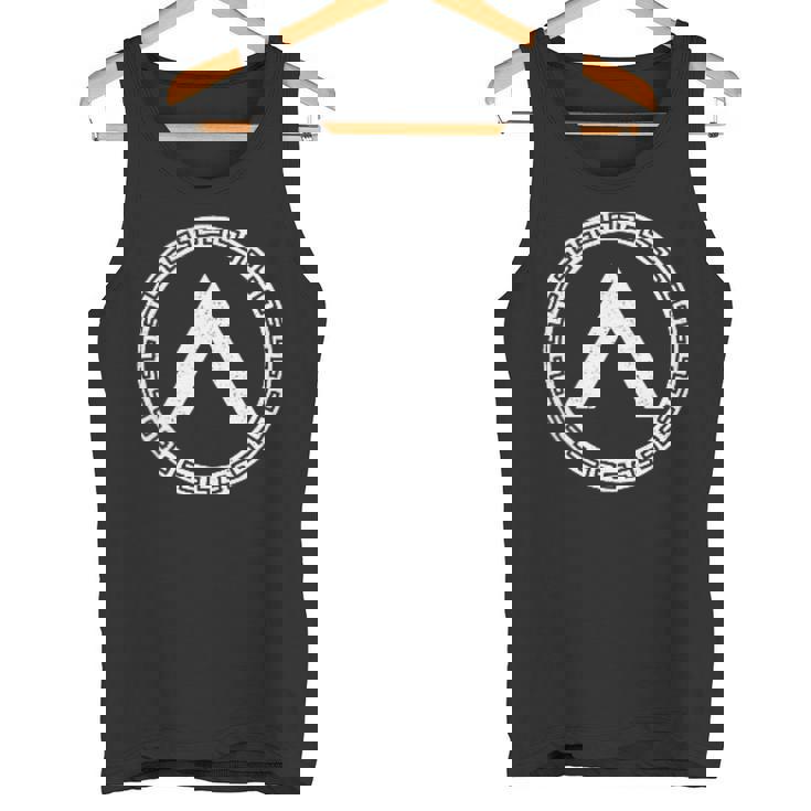 Sparta Simbolo Spartan Scudo Lambda Laconia Canotta