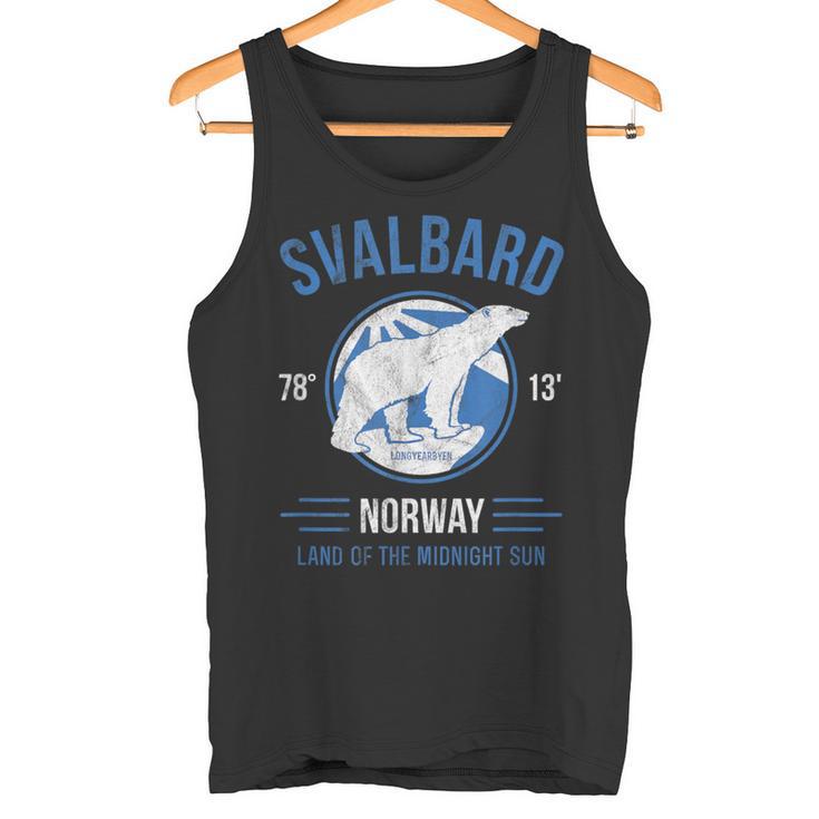 Svalbard Spitzbergen Polar Bear Longyearbyen Norway Polar Bear Tank Top