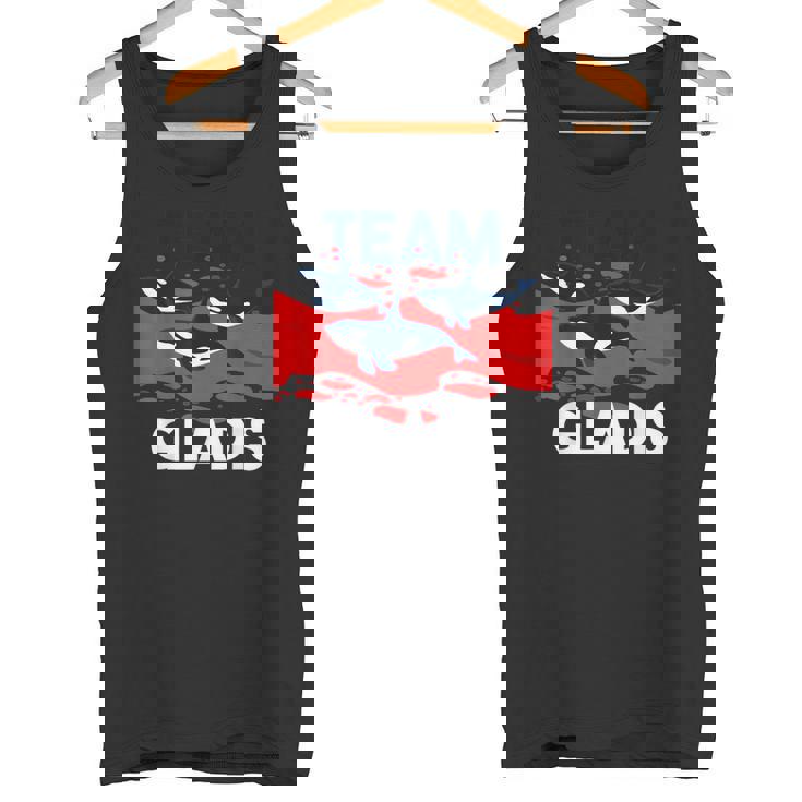 Team Gladis Orca Whale Barco Divertido Camiseta sin mangas