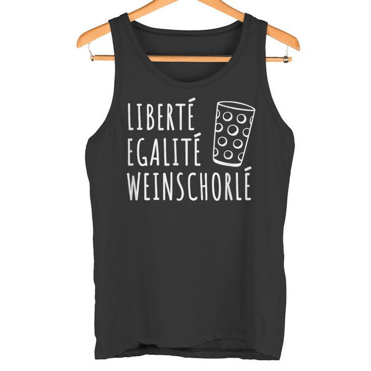 Team Schorle Digga Schorle Weinfest Palatinate Tank Top