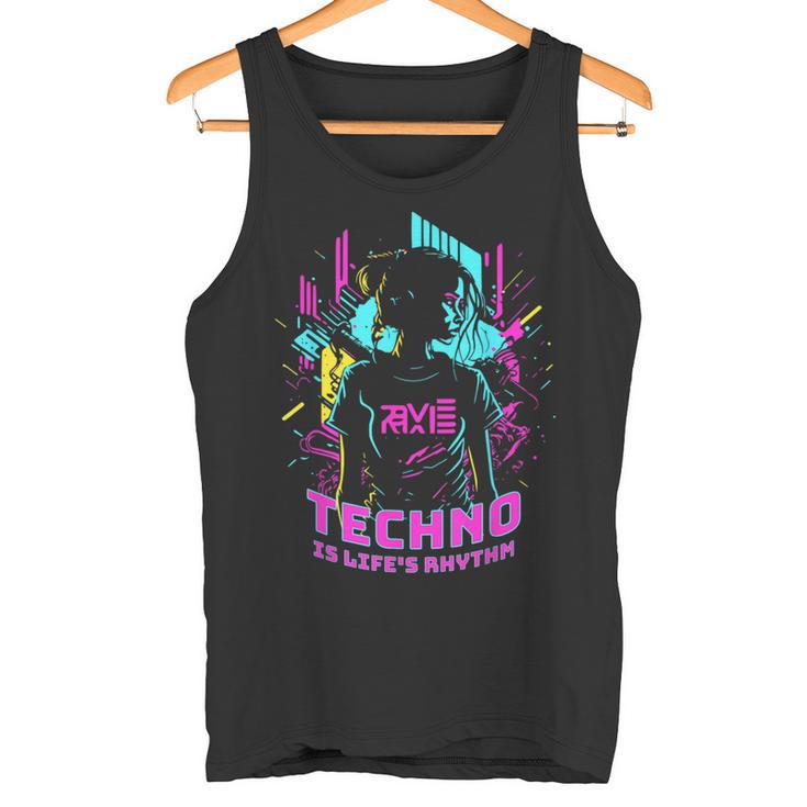 Techno Is Life's Rhythm Tank Top