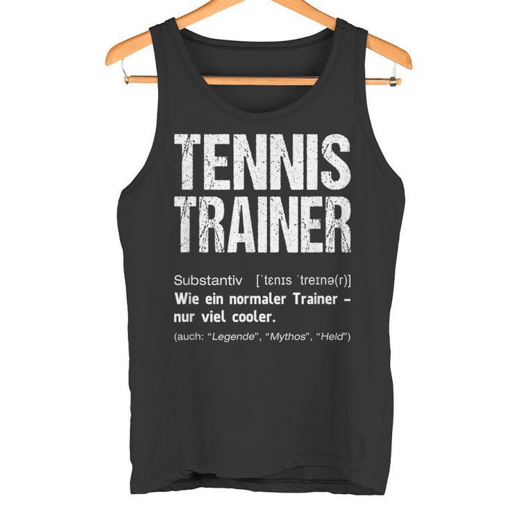 Tennis Trainer Tennis Trainer Tank Top