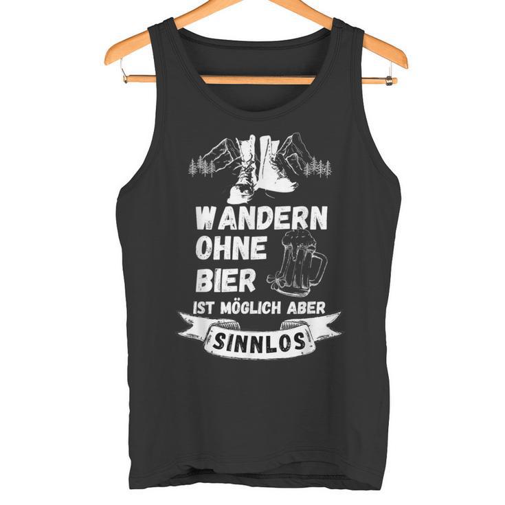 Thirst Auf Bier Beim Bergaufsteigung Und Hiking Tank Top