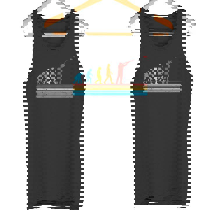 Tiro Al Plato Evolución Retro Trampa Para Tiro Al Plato Camiseta sin mangas