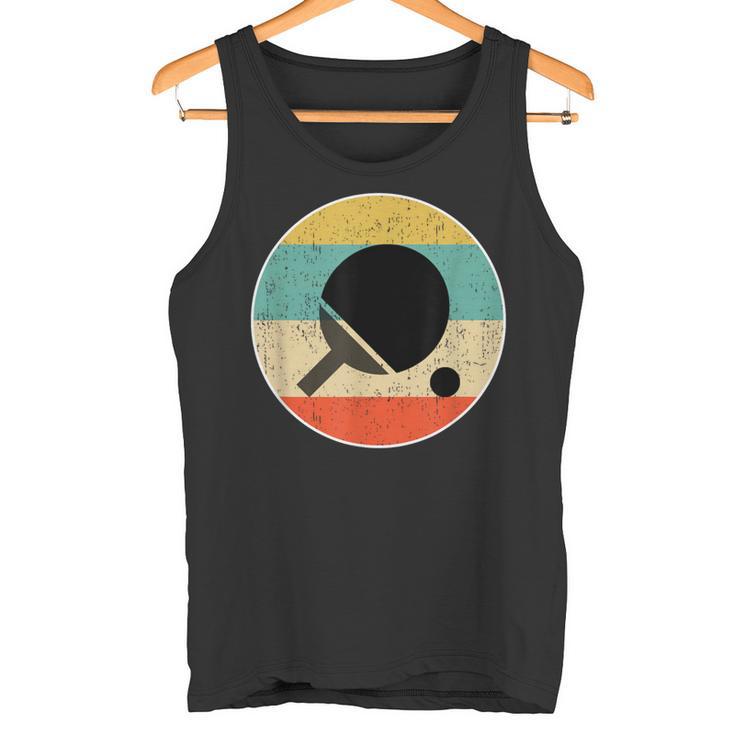 Tischtennis Retro Geschenk Tank Top