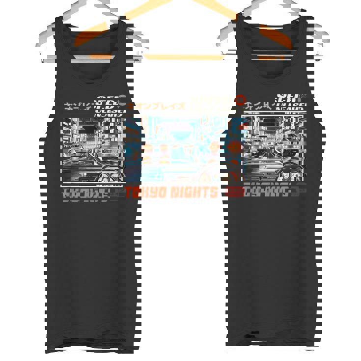Tokyo Night Drift Camiseta sin mangas