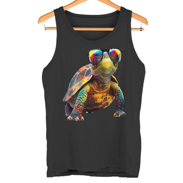 Tortoise Sunglasses Tank Top