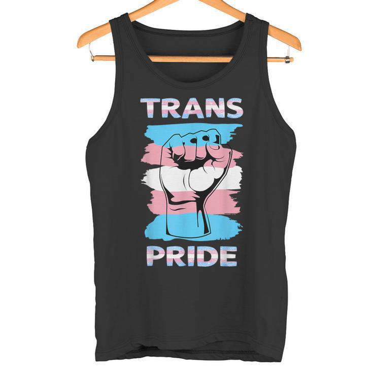 Transgender Pride Flag Trans Pride Tank Top