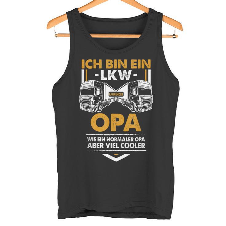 Truck Grandpa Trucker Truck Driver Transporter Tank Top