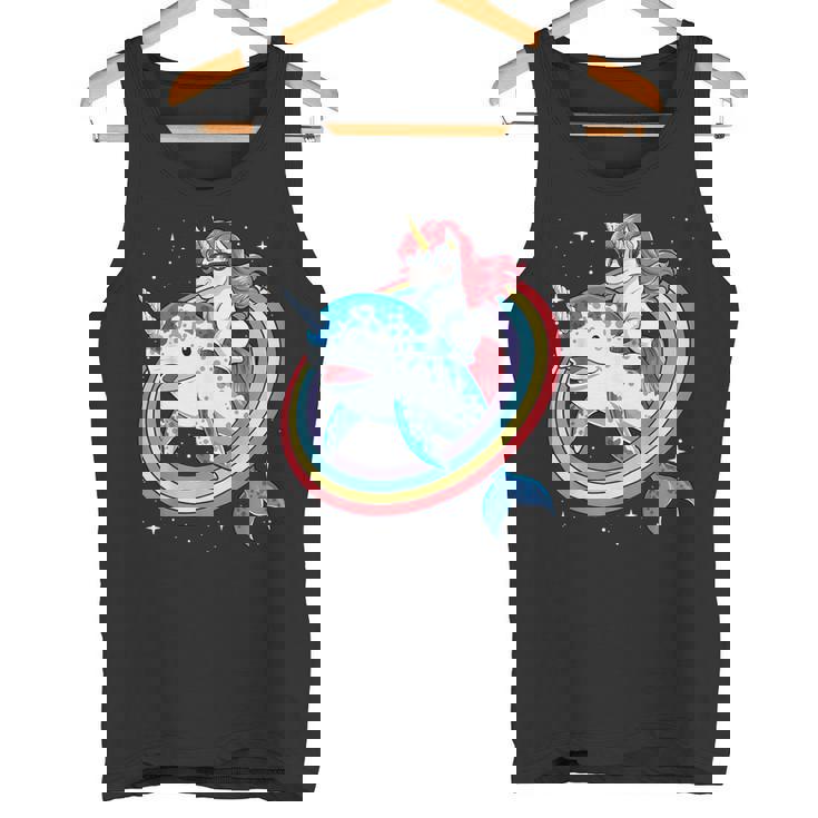 Unicorno Narvalo T Bambina Bambini Arcobaleno Unicorns Rosa Canotta