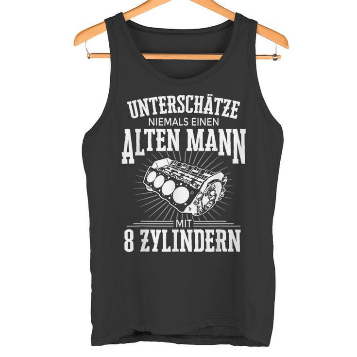 Unterschätze Nie Alten Mann 8 Cylinder Tuning8 Engine Tank Top