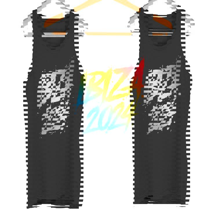 Vacaciones En Equipo En Ibiza 2024 Colorido Camiseta sin mangas