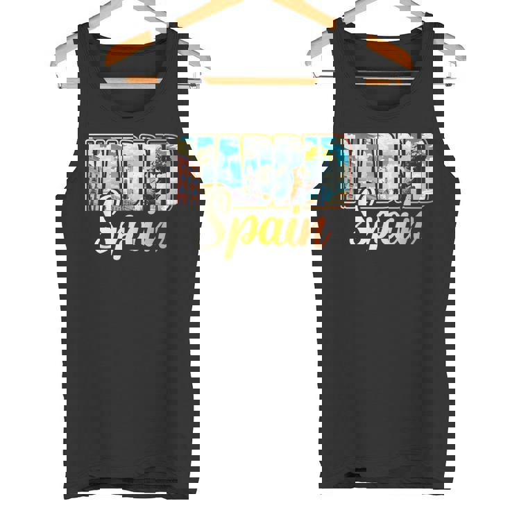 Vacaciones Turista Ciudad De España Madrid Camiseta sin mangas