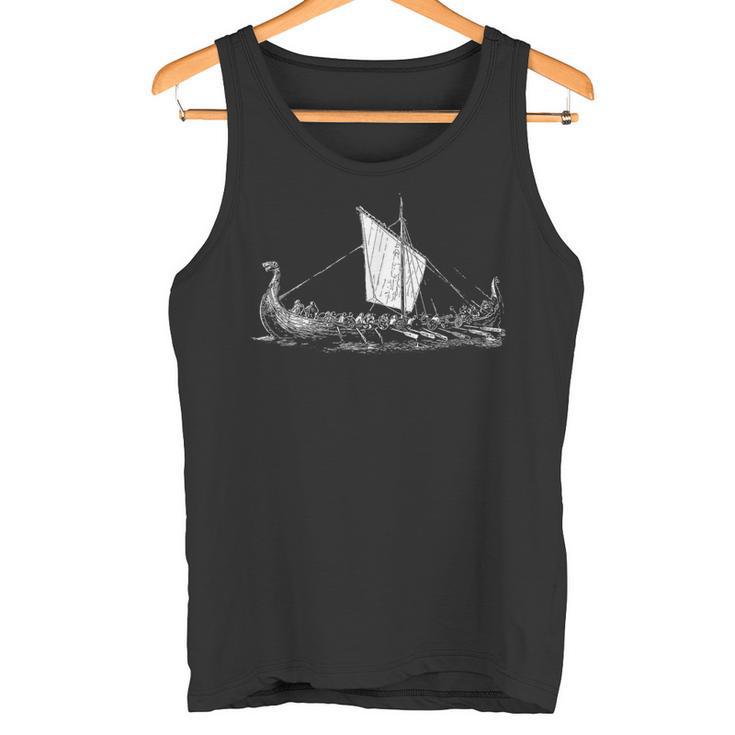 Viking Ship Nordic Mythology Nordmann & Walhalla Tank Top