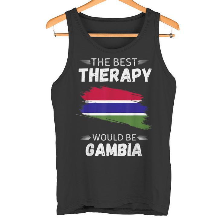 Vintage Gambia Die Beste Therapie Wäre Gambia Tank Top