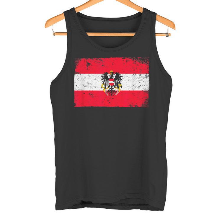 Vintage Österreich Flagge Tank Top