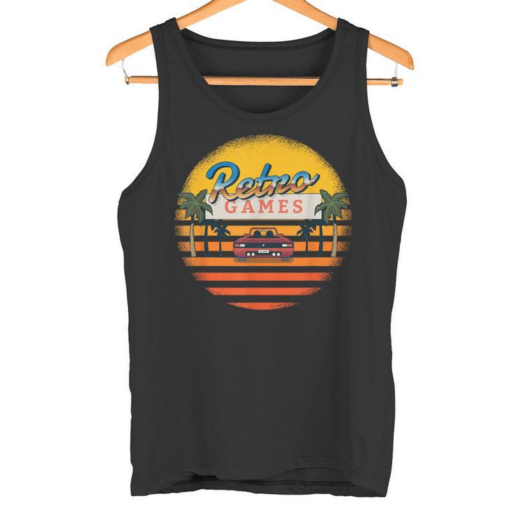 Vintage Retro Car Tuning Game Oldtimer Sun Tank Top