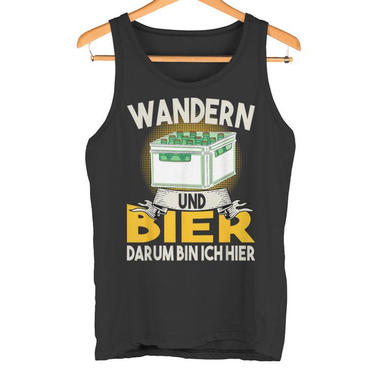 Wandern Und Bier Darum Bin Ich Hier Bierkasten Tank Top