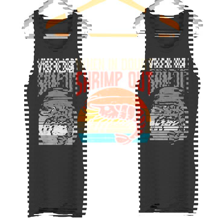 When In Doubt Shrimp Out Retro Bjj Brazilian Jiu Jitsu Camiseta sin mangas
