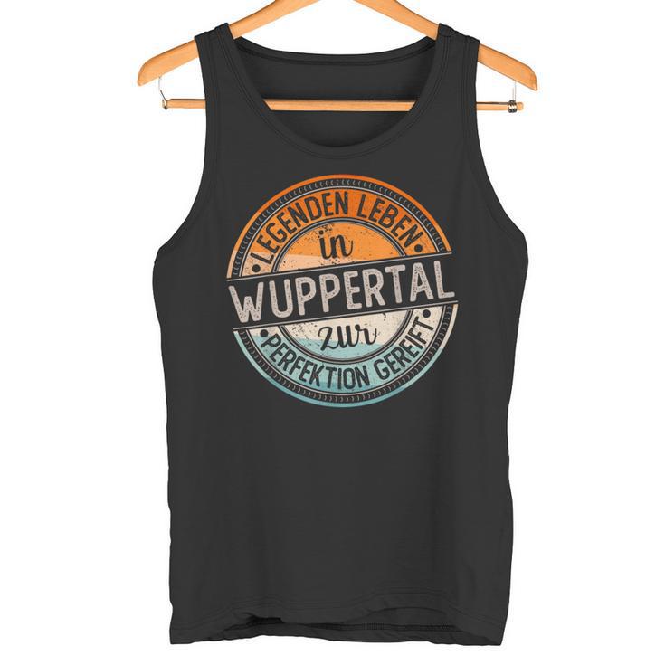 Wuppertal Retro Colours Legends Life In Wuppertal Tank Top