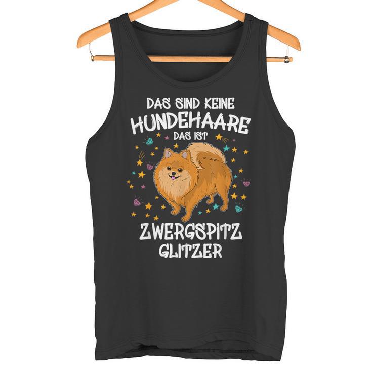 Zwergspitz Glitter Dog Lover Dog Holder Dog Tank Top