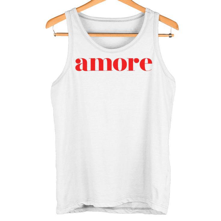 Amore Cute Italian Tank Top