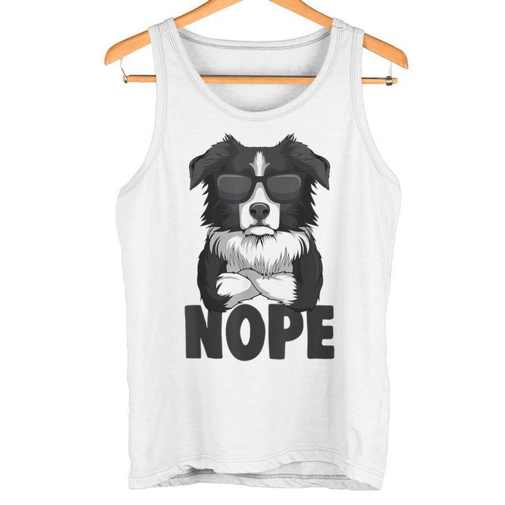 Border Collie Dog Female Tank Top