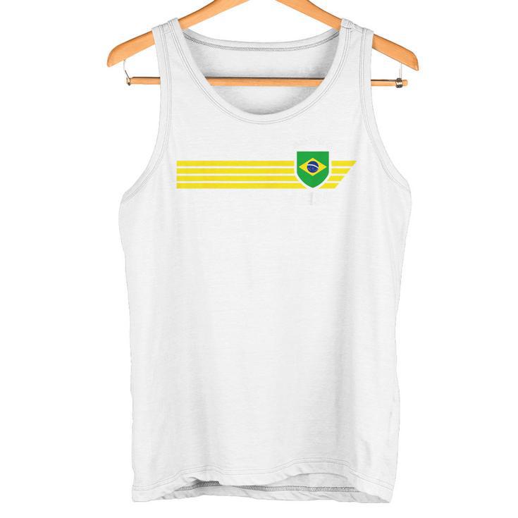 Brazil Seleção Fan Jersey Blue Tank Top