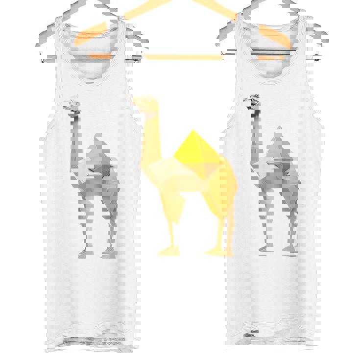 Cammello Poligono Animale Illustrazione Arte Grafica Cammello Canotta