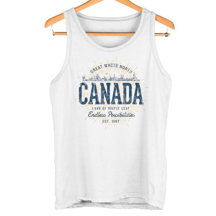 Canada Retro Styleintage Canada Tank Top