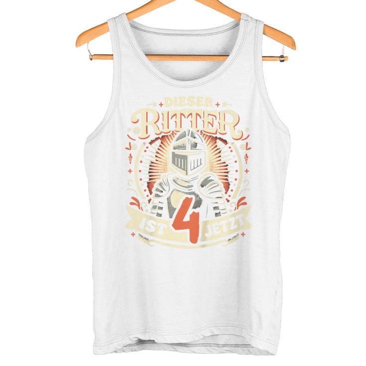 Children's 4Th Birthday Dieser Ritter Ist 4 JahreTank Top