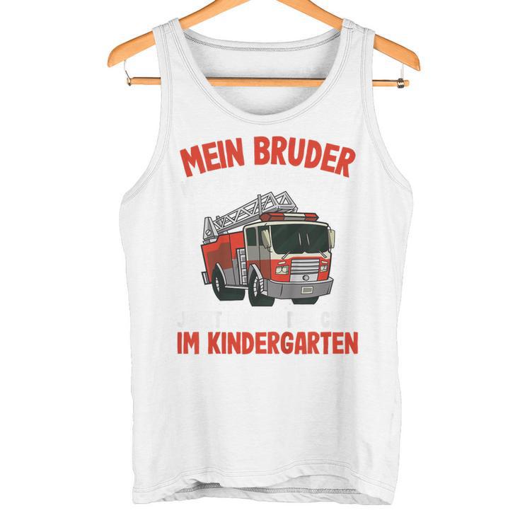 Children's Boys Fire Brigade Mein Bruder Kommt In Die Schule 80 Tank Top