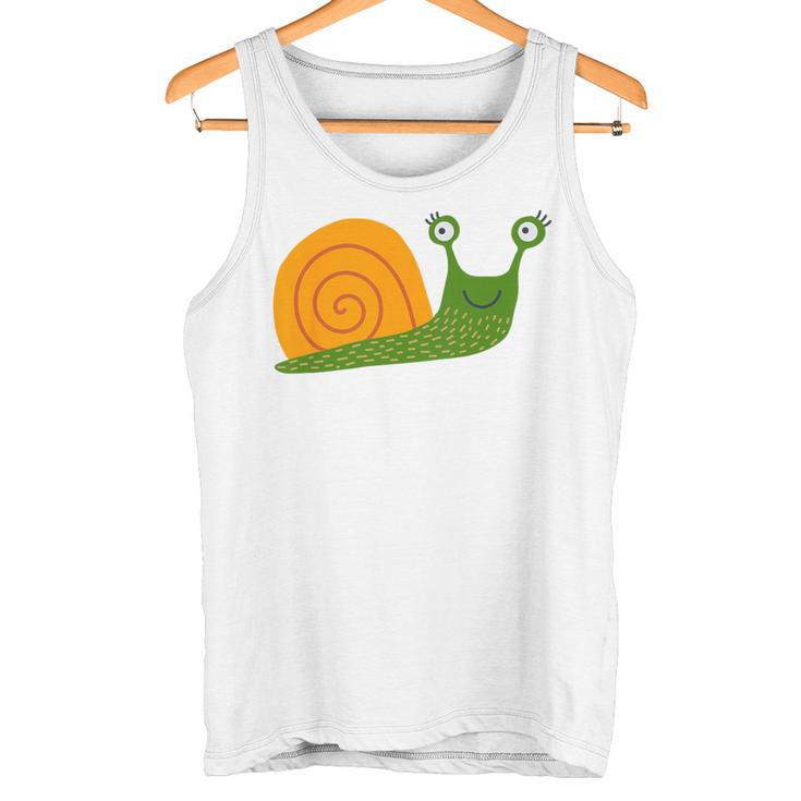 Children's Cute Snail Tank Top