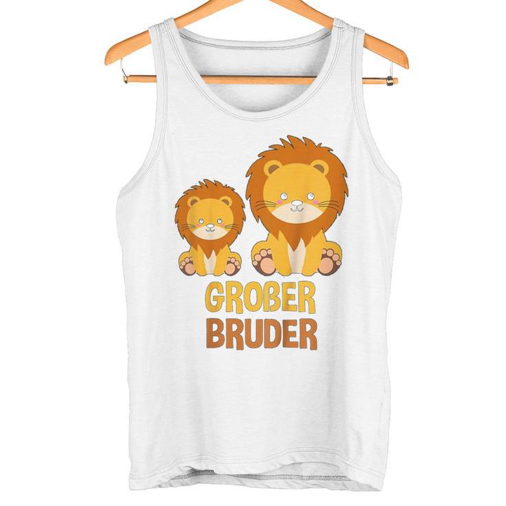 Children's Ich Werde Ein Großer Bruder Löwe Bruder Tank Top