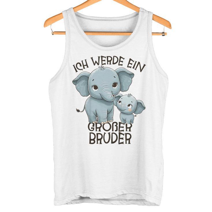 Children's Ich Werde Großer Bruder 2025 Elephant Tank Top