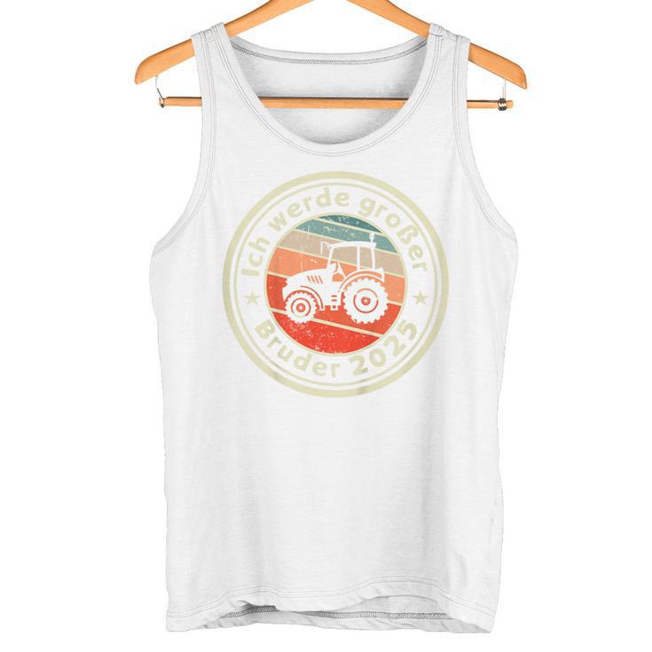 Children's Ich Werde Großer Bruder 2025 Tractor Farm Tank Top